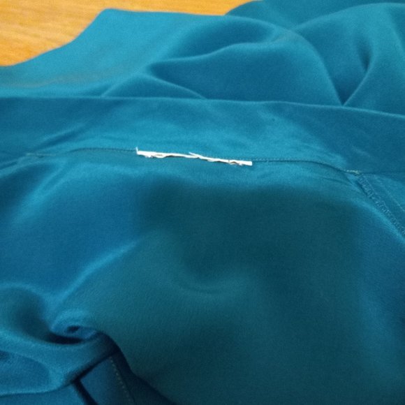 Vintage Silk Cape/Trench Blouse - Picture 14 of 16